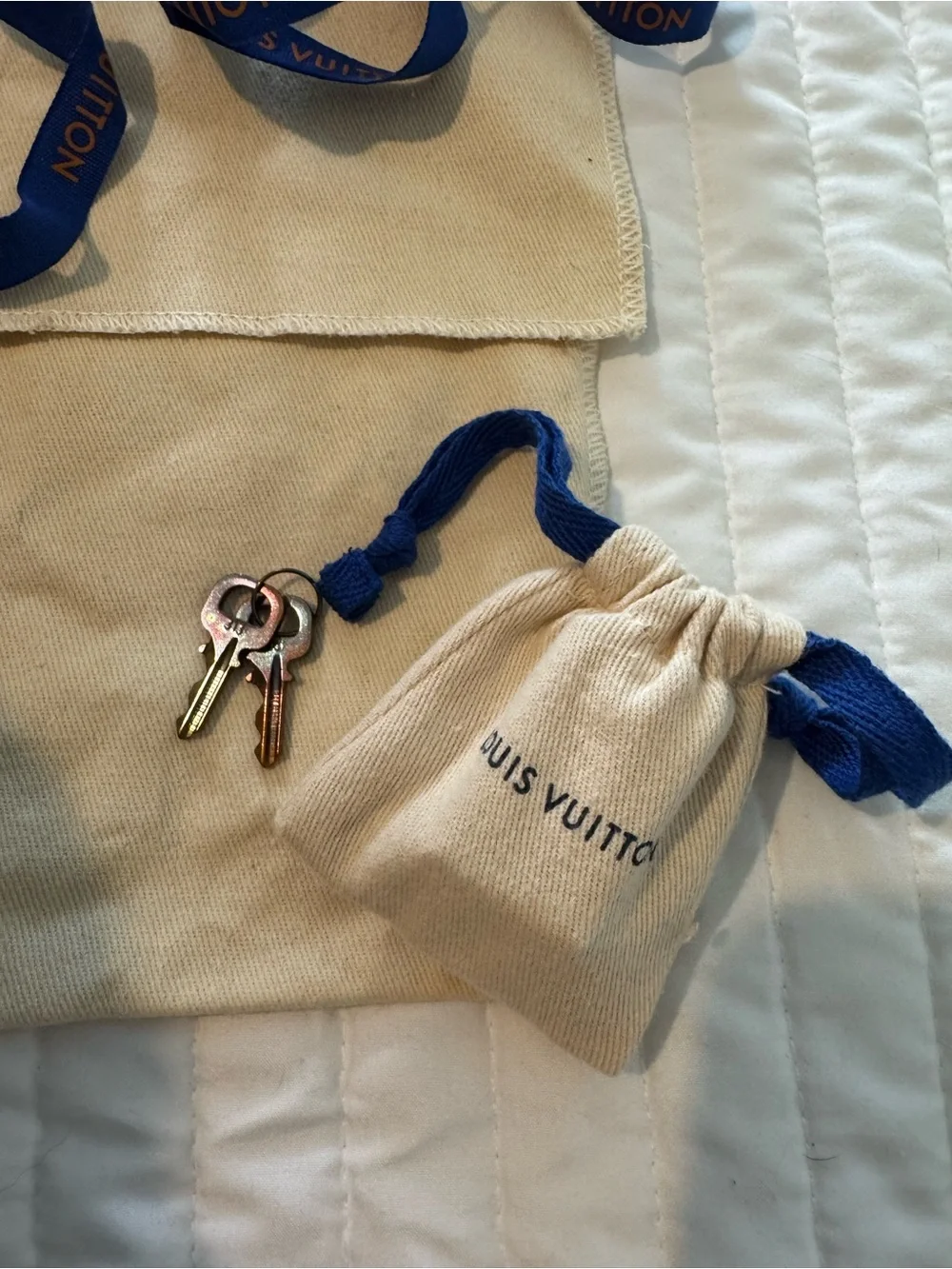 Louis Vuitton Brown Damier Ebene Satchel with Gold-Tone Hardware